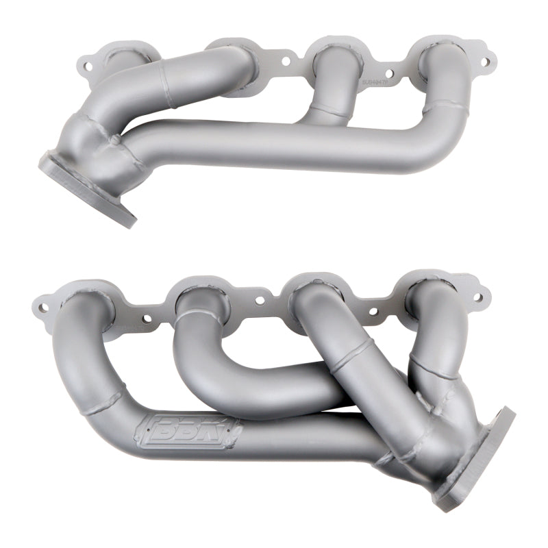 BBK 14-18 GM Truck 5.3/6.2 1 3/4in Shorty Tuned Length Headers - Titanium Ceramic BBK