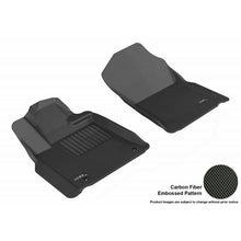 Load image into Gallery viewer, 3D MAXpider 2012-2020 Toyota Tundra Reg/DBL/Crewmax/Sequoia Kagu 1st Row Floormat - Black - eliteracefab.com