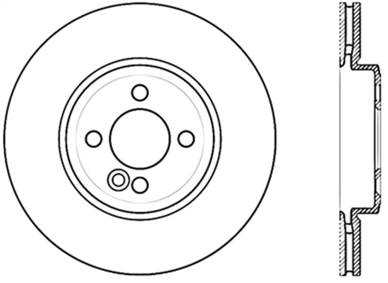 StopTech 05-10 Scion tC Cryo Slotted Front Right Sport Brake Rotor Stoptech