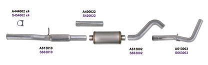 Diamond Eye KIT 3in CB DUAL GAS SS CHEVY/GM 4.8L 5.3L 1500 Diamond Eye Performance