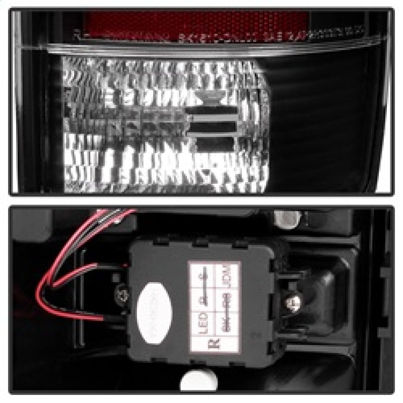 Spyder Chevy Suburban/Tahoe 1500/2500 00-06/GMC Yukon LED Tail Lights Black ALT-YD-CD00-LED-BK - eliteracefab.com