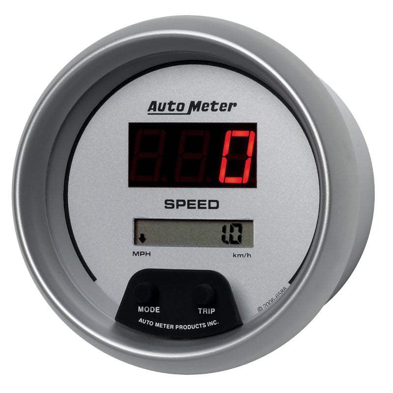 Autometer Ultra-Lite 3 3/8in 160 MPH Digital Speedo Gauge 6588