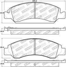 Load image into Gallery viewer, STOPTECH 08-17 CADILLAC ESCALADE STREET PERFORMANCE FRONT BRAKE PADS, 309.13630 - eliteracefab.com