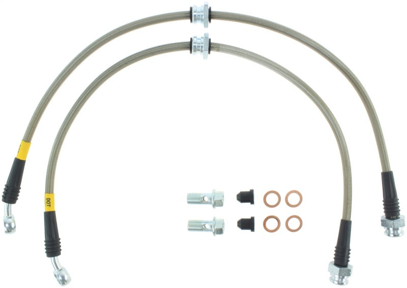 STOPTECH 89-1/98 NISSAN 240SX STAINLESS STEEL FRONT BRAKE LINES, 950.42009 - eliteracefab.com