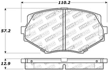 Load image into Gallery viewer, STOPTECH PERFORMANCE 94-97/99-05 MIATA W/NORMAL SUSPENSION FRONT BRAKE PADS D635, 309.06350 - eliteracefab.com