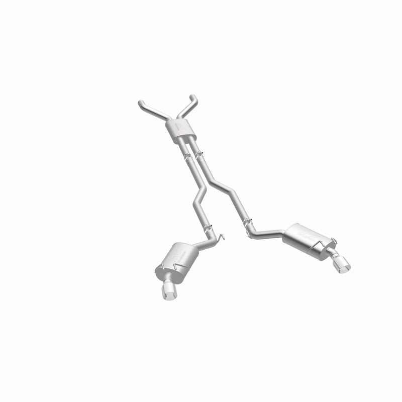 MagnaFlow Cat-Back Stainless Dual Split Rear Exit 4in Polished Tips 11-15 Chevy Camaro 3.6L V6 Magnaflow