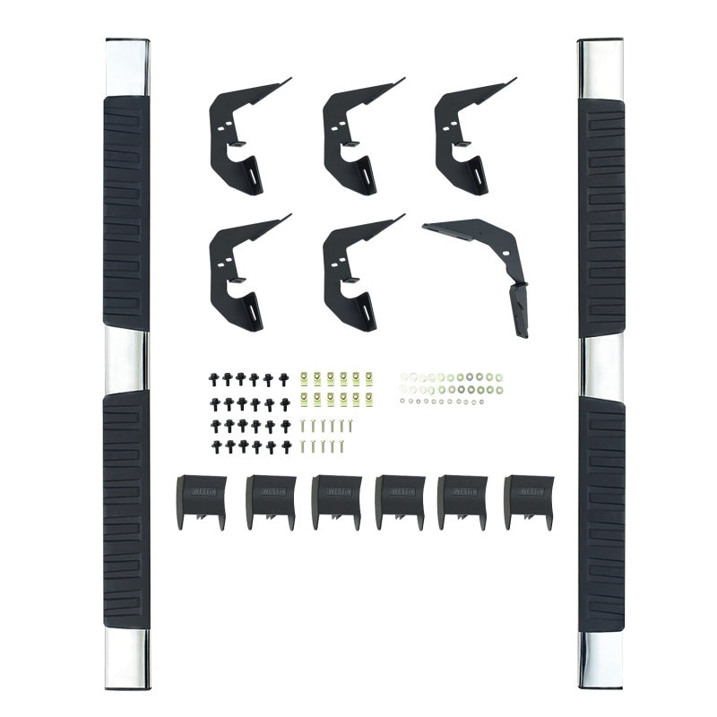 Westin 2007-2018 Chevy Silverado Crew Cab R7 Nerf Step Bars - SS - eliteracefab.com