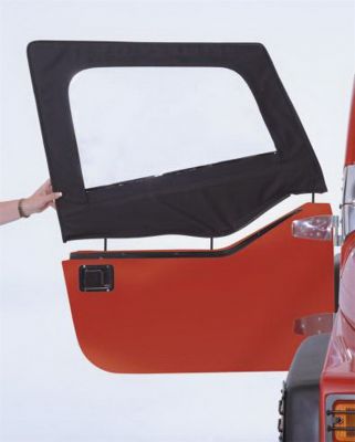 Rampage 1997-2002 Jeep Wrangler(TJ) Door Skins - Black Denim - eliteracefab.com