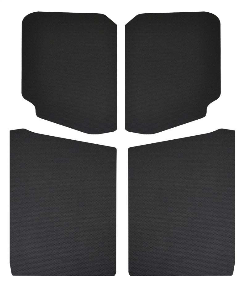 DEI 18-23 Jeep Wrangler JL 2-Door Boom Mat Headliner - 5 Piece - Black Leather Look DEI