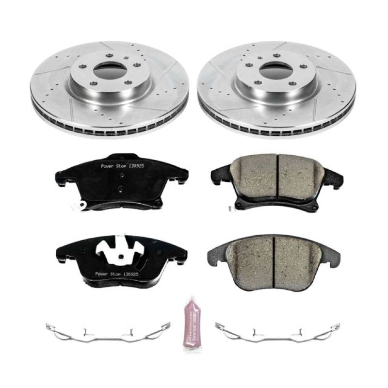 Power Stop 13-19 Ford Fusion Front Z23 Evolution Sport Brake Kit - eliteracefab.com