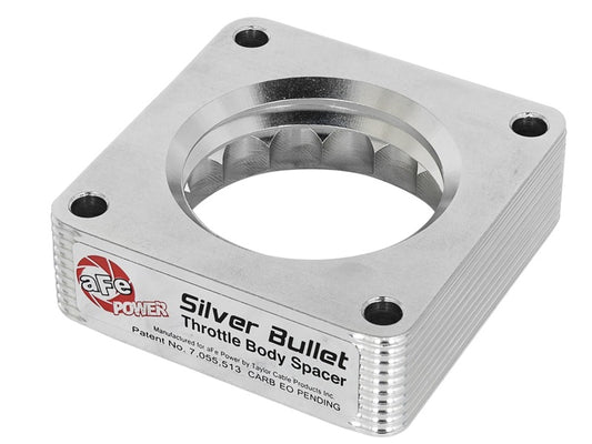 aFe Silver Bullet Throttle Body Spacer 03-06 Nissan 350Z V6 3.5L (VQ35DE) - eliteracefab.com