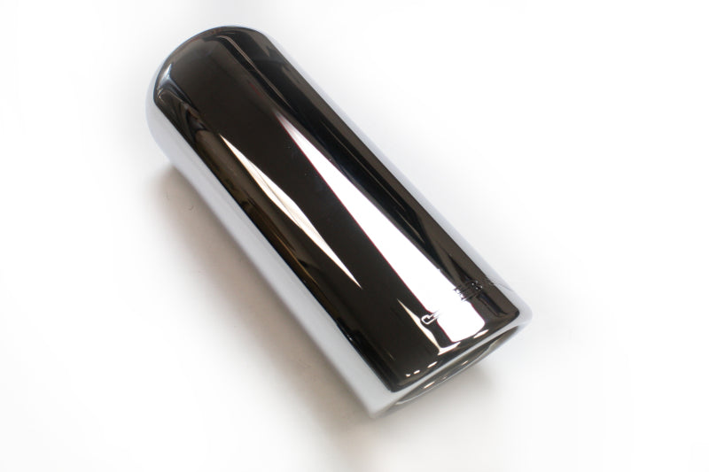 JBA 3in x 3.5in x 9in Rolled Stainless Steel Chrome Plated Exhaust Tip JBA