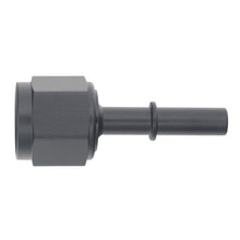 Load image into Gallery viewer, DeatschWerks 8AN Female Flare Swivel to 5/16in Male EFI Quick Disconnect - Anodized Matte Black