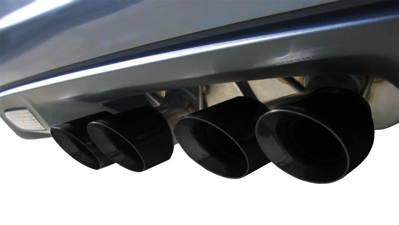 Corsa 06-13 Chevrolet Corvette C6 Z06 7.0L V8 Black Sport Cat-Back Exhaust CORSA Performance