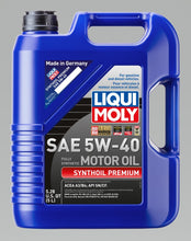 Load image into Gallery viewer, LIQUI MOLY 5L Synthoil Premium Motor Oil SAE 5W40