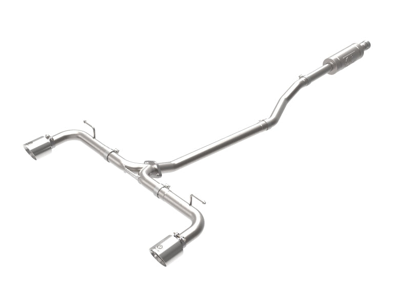 aFe Takeda 2-1/2in 304 SS Cat-Back Exhaust w/ Polished Tips 14-18 Mazda 3 L4 2.0L/2.5L - eliteracefab.com