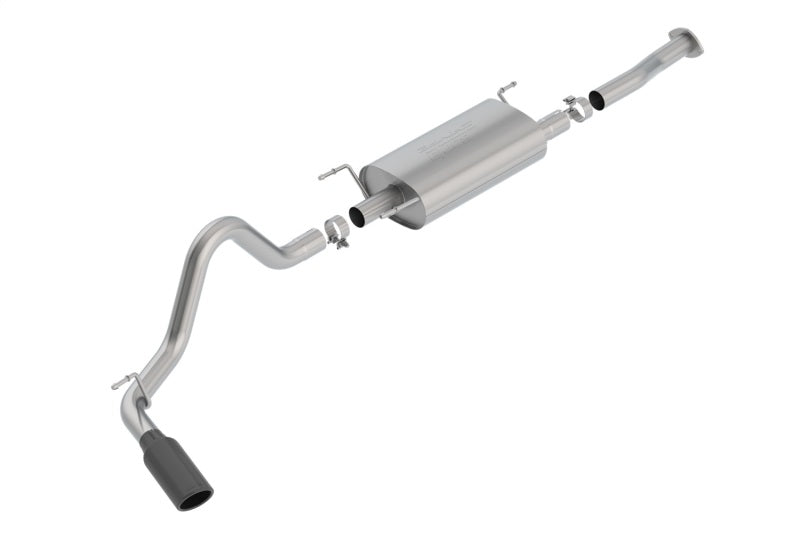 2016-2021 Toyota Tacoma Cat-Back Exhaust System S-Type Part # 140680BC - eliteracefab.com