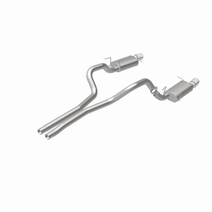 MagnaFlow 13 Ford Mustang Dual Split Rear Exit Stainless Cat Back Performance Exhaust (Street) Magnaflow
