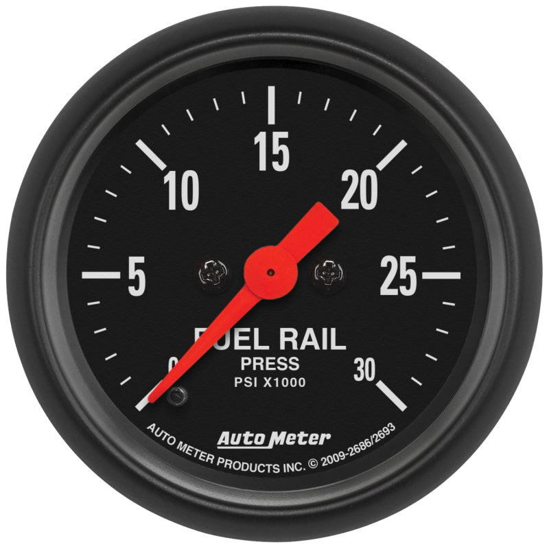 Autometer Z-Series 52mm 30Kpsi Fuel Rail Pressure Gauge, Ram 6.7L 2693