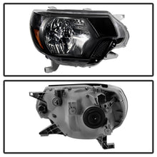 Load image into Gallery viewer, Xtune Toyota Tacoma 2012-2015 OEM Style Headlights Black HD-JH-TTA12-AM-BK - eliteracefab.com