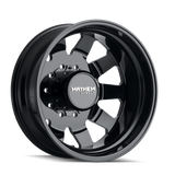 Mayhem 8181 Challenger Dually 22x8.25 / 10x285 BP / 169mm Offset / 220.1mm Hub Full Black Wheel