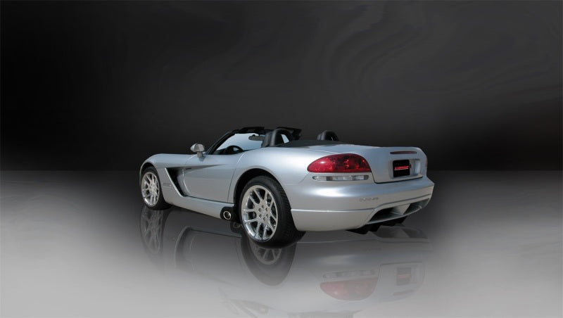 Corsa 03-10 Dodge Viper 8.3L Polished Sport Cat-Back Exhaust (3in Inlet for Use w/ Hi-Flow Conv.) CORSA Performance