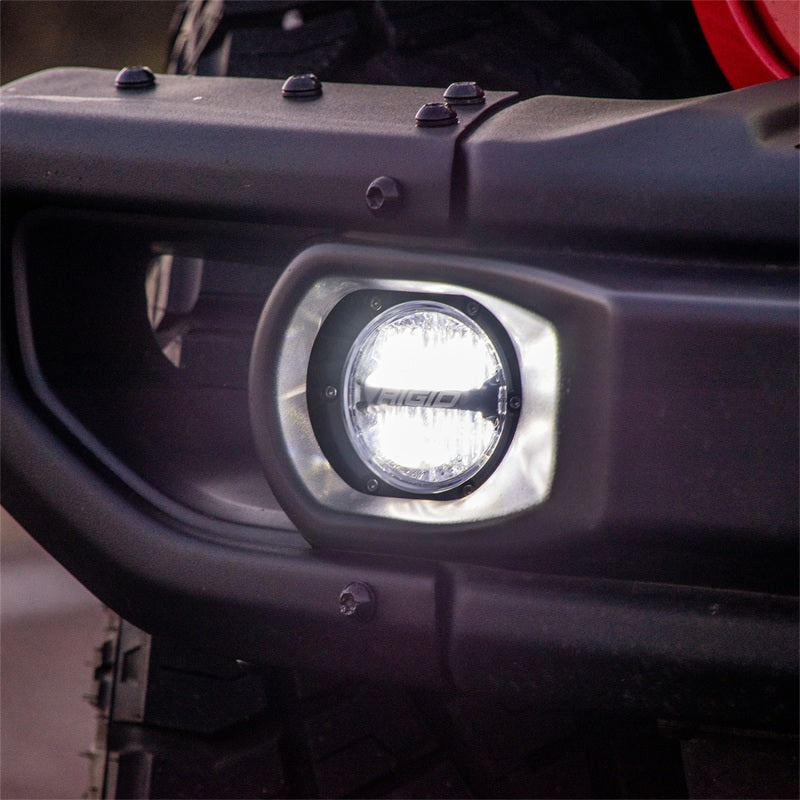 Rigid Industries 360-Series 4in LED SAE J583 Fog Light - White (Pair) - eliteracefab.com