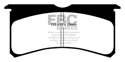EBC Brakes Yellowstuff Performance Brake Pads - eliteracefab.com