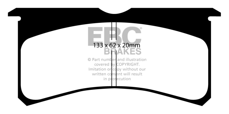 EBC Brakes Yellowstuff Performance Brake Pads - eliteracefab.com