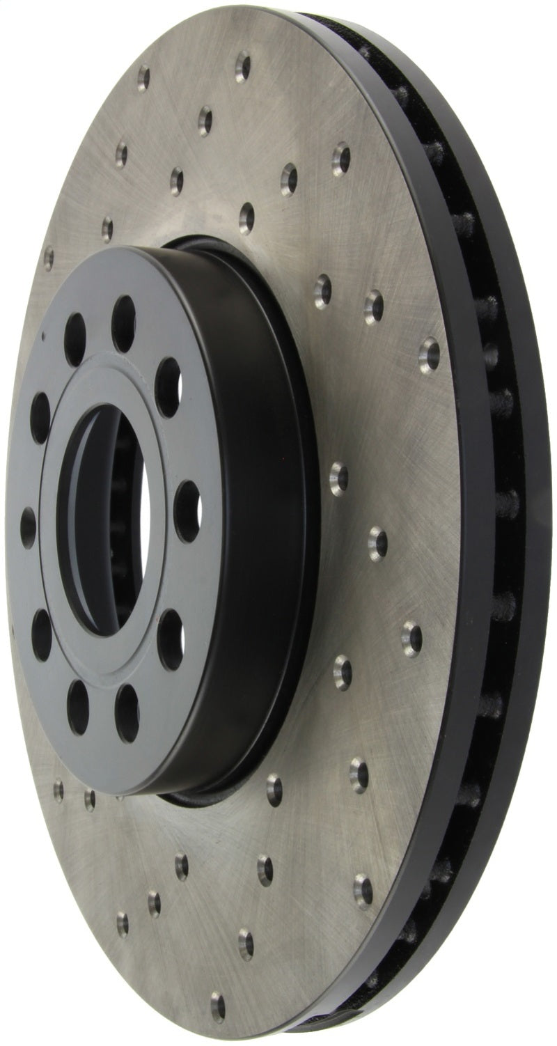 StopTech 05-10 VW Jetta (Exc Wagon) / 09-10 Jetta Wagon / 07-10 Rabbit Drilled Right Front Rotor Stoptech