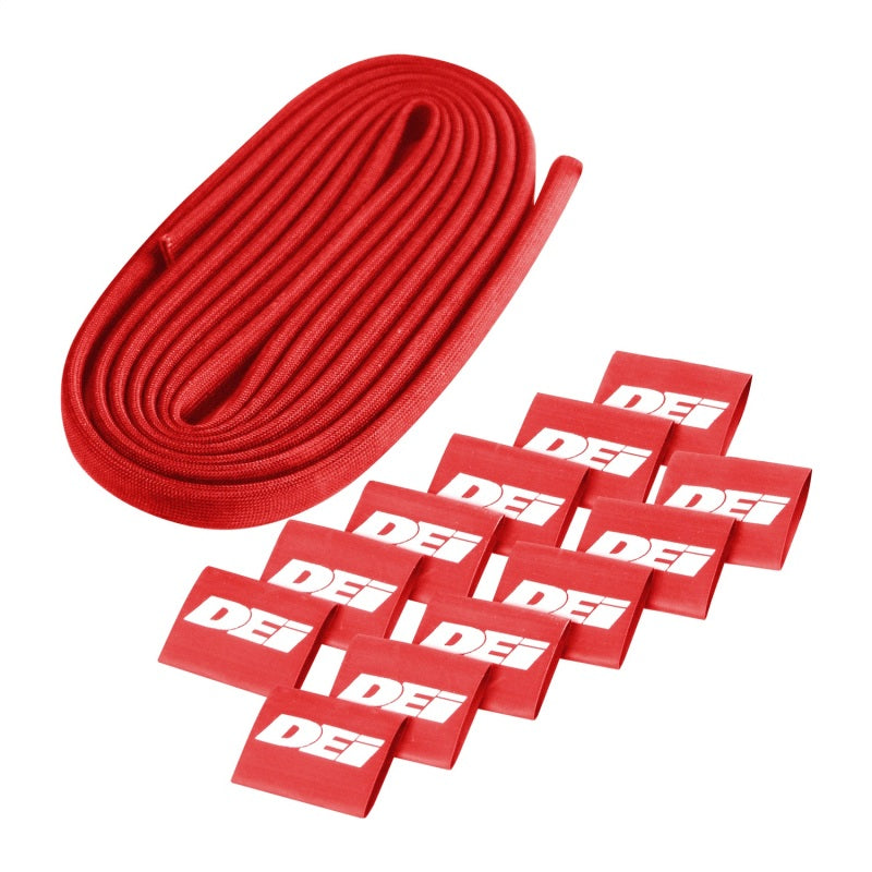 DEI Protect-A-Wire 4 Cylinder Kit - Red DEI