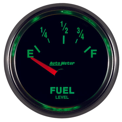 Autometer GS 52mm 0-90 ohms Short Sweep Electronic Fuel Level GM Gauge 3813