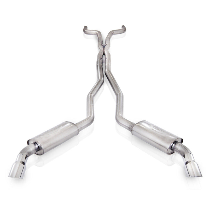 Stainless Works 2010-15 Camaro 6.2L 3in Exhaust X-Pipe S-Tube Turbo Mufflers Polished Tips Stainless Works
