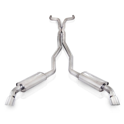 Stainless Works 2010-15 Camaro 6.2L 3in Exhaust X-Pipe S-Tube Turbo Mufflers Polished Tips Stainless Works