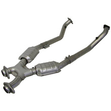 Load image into Gallery viewer, BBK 96-98 Mustang 4.6 Cobra High Flow X Pipe With Catalytic Converters - 2-1/2 - eliteracefab.com