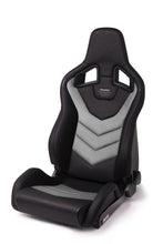 Load image into Gallery viewer, Recaro Sportster GT Driver Seat - Black Vinyl/Cloud Grey Suede - eliteracefab.com