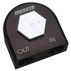 Moroso Universal Remote Oil Filter Adapter - 90 Degree - 22mm-1.5in Thread