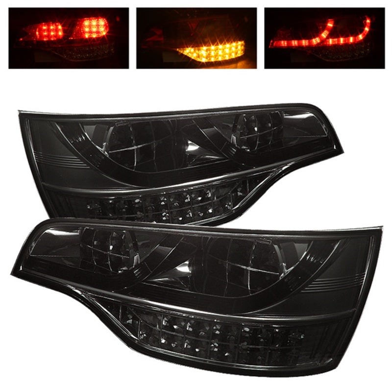 Spyder GMC Sierra 19-20 LED Model Only LED Tail Lights - Black Smoke ALT-YD-GS19LED-LED-BSM - eliteracefab.com