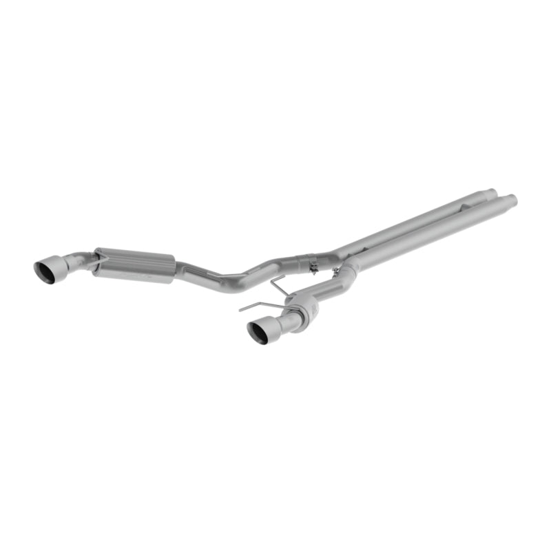 MBRP 15-17 Ford Mustang GT 5.0 3in Cat Back Dual Split Rear Race Version 4.5in Tips - Aluminized - eliteracefab.com