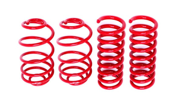 BMR 2" LOWERING SPRING KIT - RED (67-72 A-BODY) - eliteracefab.com