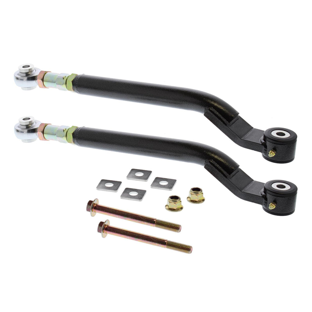 BMR TOE RODS REAR ON-CAR ADJUSTABLE DELRIN/ROD END COMBO BLACK (2008+ CHALLENGER) - eliteracefab.com