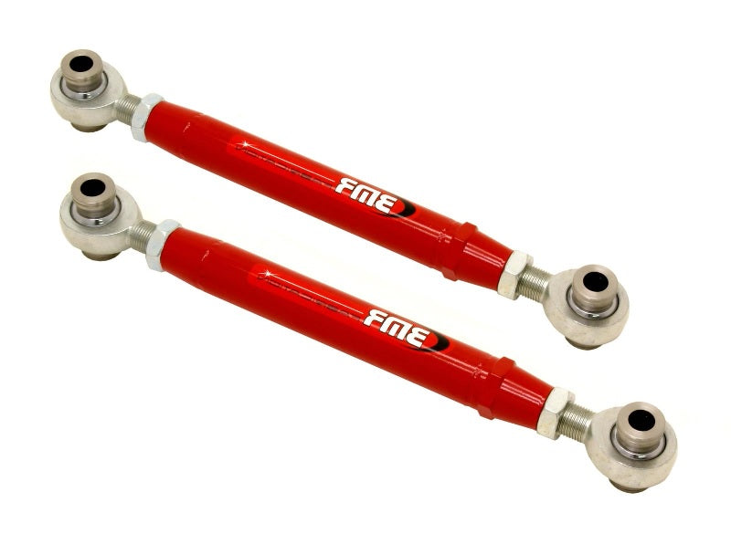 BMR REAR TOE RODS ADJ ROD ENDS (10-15 CAMARO) - RED - eliteracefab.com