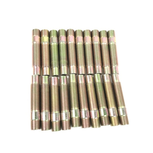 WHEEL MATE STUD Conversion Kit A90 M14 x P1.25-M14 x P1.50 / 75mm L - Nickel Finish (QTY 20) - eliteracefab.com