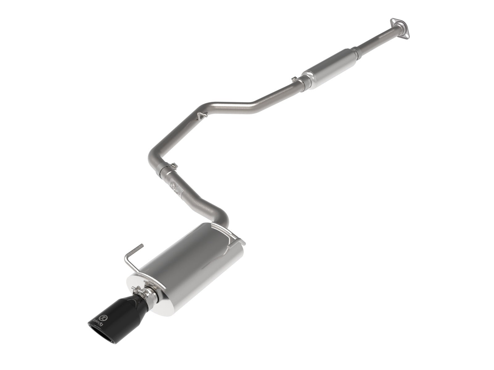 aFe POWER Takeda 12-16 Subaru Impreza 2.0L 2.5in 304SS CB Exhaust w/ Black Tips - eliteracefab.com