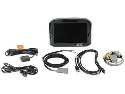 AEM CD-7 Logging GPS Enabled Race Dash Carbon Fiber Digital Display w/o VDM (CAN Input Only) - eliteracefab.com