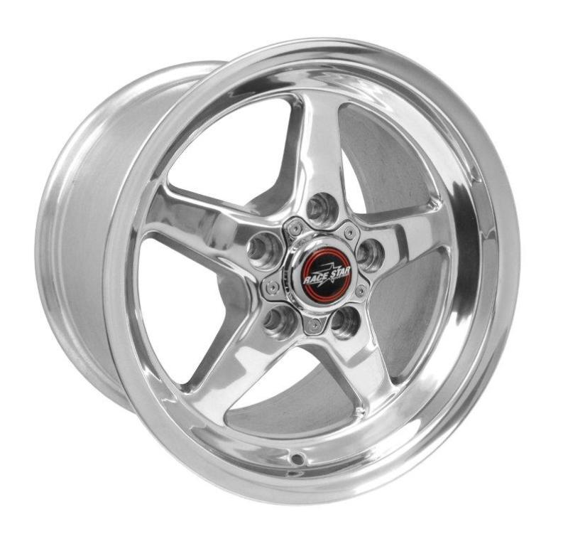 Race Star 92 Drag Star 15x10.00 5x4.50bc 7.25bs Direct Drill Polished Wheel - eliteracefab.com