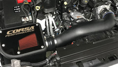 Corsa 18-19 Jeep Wrangler JL 3.6L V6 Closed Box Air Intake w/ DryTech 3D Dry Filter