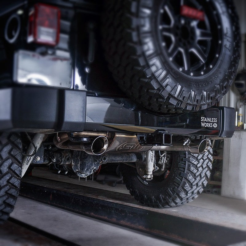 Stainless Works 2007-17 Jeep Wrangler Axleback Exhaust Stainless Works