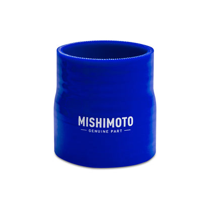 Mishimoto 3.5 to 4 Inch Silicone Transition Coupler - Blue - eliteracefab.com