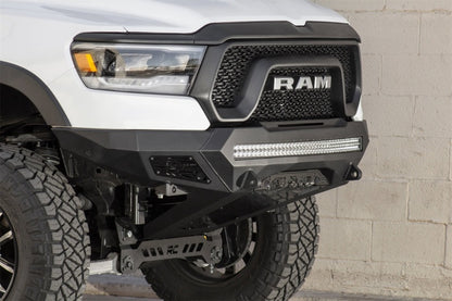Addictive Desert Designs 2019 Ram Rebel 1500 Stealth Fighter Fr Bumper w/Parking Sensor Cutouts Addictive Desert Designs